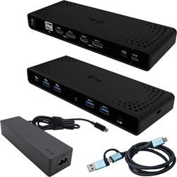 i-tec Universal Dual 4K Display Docking Station + Power Delivery 85W