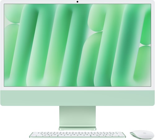 Apple iMac Apple M M4 59,7 cm (23.5") 4480 x 2520 Pixels Alles-in-één-pc 16 GB 256 GB SSD macOS Sequoia Wi-Fi 6E (802.11ax) Groen