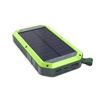 RealPower PB-10000 Solar Lithium-Polymeer (LiPo) 10000 mAh Draadloos opladen Zwart, Groen-2