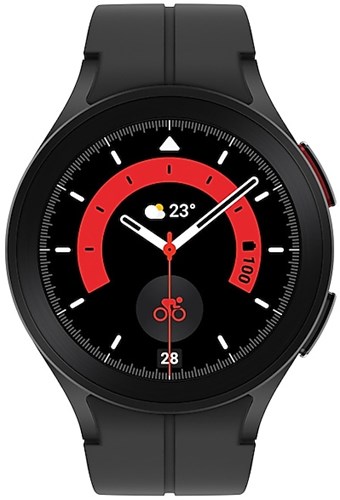 Samsung Galaxy Watch5 Pro 3,56 cm (1.4") OLED 45 mm Digitaal 450 x 450 Pixels Touchscreen Zwart Wifi GPS