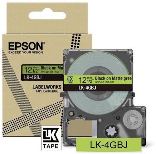 Epson LK-4GBJ Zwart, Groen