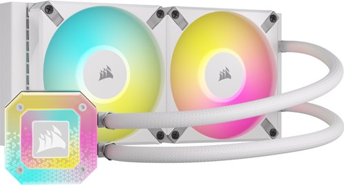 Corsair CW-9060072-WW computer cooling system Processor All-in-one liquid cooler 12 cm White 1 pc(s)