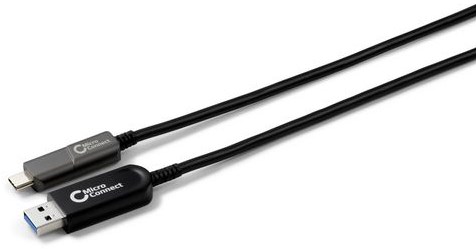 Microconnect MC-USB3.2CA20OP USB-kabel 20 m USB 3.2 Gen 2 (3.1 Gen 2) USB A USB C Zwart