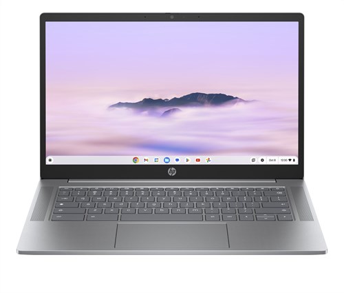 HP Chromebook 14a-nf0085nd Intel® Core™ i3 i3-N305 35,6 cm (14") Full HD 8 GB LPDDR5-SDRAM 256 GB Flash Wi-Fi 6E (802.11ax) ChromeOS Zilver