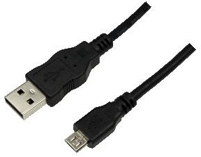 LogiLink 5m USB A-USB Micro B USB cable USB 2.0 Micro-USB B Black