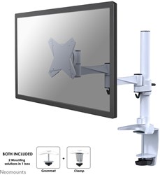 Neomounts FPMA-D1330WHITE Monitor arm 10-30"