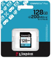 Kingston Technology Canvas Go! Plus 128GB SDXC Canvas Go Plus Gen4 200MB/s C10 UHS-I U3 V30-3