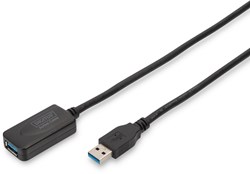 Digitus DA-73104 USB-kabel 5 m USB 3.2 Gen 1 (3.1 Gen 1) USB A Zwart
