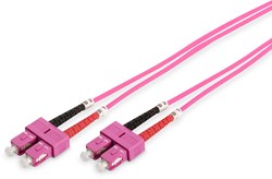Digitus SC/SC OM4 2m Glasvezel kabel I-VH Violet