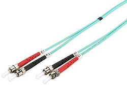 Digitus DK-2511-05/3 Glasvezel kabel 5 m ST OM3 Aqua-kleur