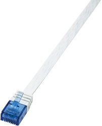 LogiLink 1m Cat6 U/UTP RJ45 netwerkkabel Wit U/UTP (UTP)