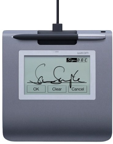 Wacom STU-430 Signature pad grafische tablet Zwart, Grijs 2540 lpi 96 x 60 mm USB