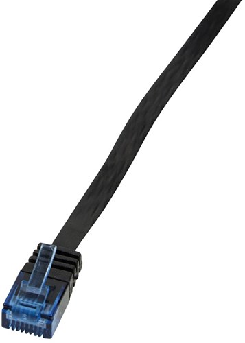 LogiLink 1m Cat6 U/UTP RJ45 netwerkkabel Zwart U/UTP (UTP)