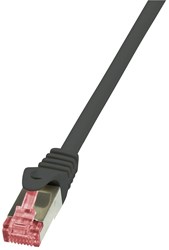 LogiLink Cat.6 S/FTP, 3m netwerkkabel Zwart Cat6 S/FTP (S-STP)