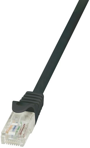 LogiLink 7.5m Cat.5e U/UTP RJ45 networking cable Black Cat5e U/FTP (STP)