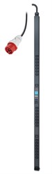 APC Rack PDU, Metered-by-Outlet, ZeroU, 32A, 400V, (21x) C13 & (3x) C19, IEC 309 16A 3Fase stekker