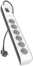 Belkin BSV603ca2m Zwart, Wit 6 AC-uitgang(en) 2 m