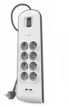 Belkin BSV804ca2M Wit 8 AC-uitgang(en) 2 m