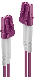 Lindy 46343 Glasvezel kabel 5 m LC OM4 Roze