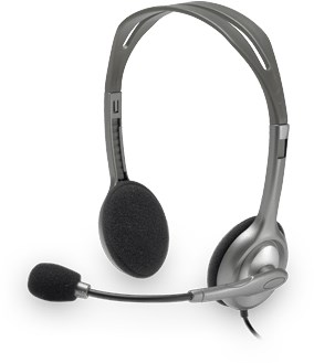 Logitech H111 Stereo Headset Bedraad Hoofdband Kantoor/callcenter Grijs