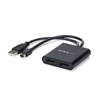 StarTech.com Mini DisplayPort naar DisplayPort multi-monitor splitter 2 poorts MST hub-2