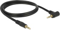 DeLOCK 84737 audio kabel 1 m 3.5mm Zwart