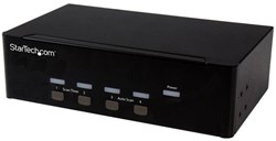 StarTech.com 4 poorts KVM switch met dubbele VGA 2 poorts USB 2.0 hub