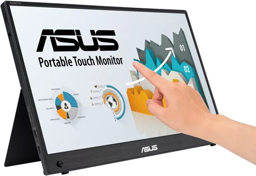 ASUS ZenScreen MB16AMTR computer monitor 39,6 cm (15.6") 1920 x 1080 Pixels Full HD LCD Touchscreen Zwart