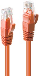 Lindy 1m Cat.6 U/UTP Network Cable, Orange
