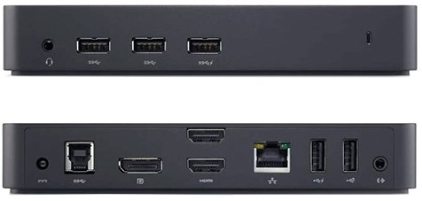 DELL D3100 Bedraad Zwart