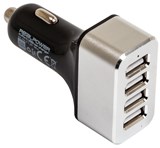 RealPower 176636 mobile device charger Smartphone, Tablet Black, Silver Cigar lighter Auto