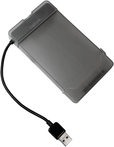 LogiLink AU0037 storage drive enclosure HDD/SSD enclosure Grey 2.5"-2