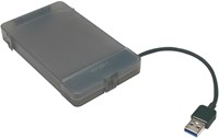 LogiLink AU0037 storage drive enclosure HDD/SSD enclosure Grey 2.5"