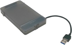 LogiLink AU0037 storage drive enclosure HDD/SSD enclosure Grey 2.5"