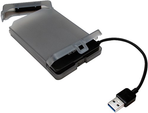LogiLink AU0037 behuizing voor opslagstations HDD-/SSD-behuizing Grijs 2.5"-3