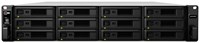 Synology RX1217RP disk array Rack (2U) Zwart, Grijs