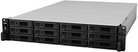 Synology RX1217RP disk array Rack (2U) Zwart, Grijs-2