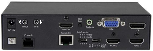 StarTech.com Multi-Input HDBaseT Extender with Built-in Switch - DisplayPort, VGA and HDMI Over CAT5e or CAT6 - Up to 4K-3
