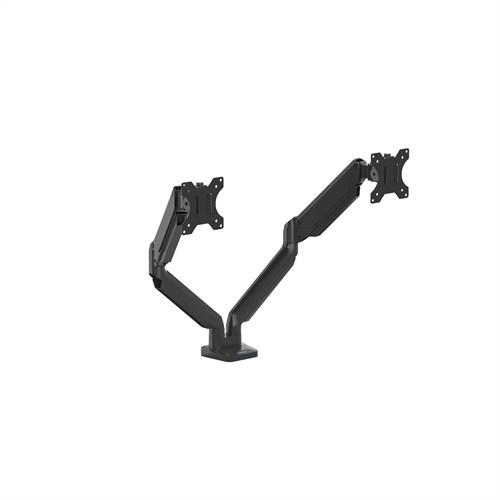 Fellowes Platinum Series Dual Monitor Arm - Monitor Mount for Two 8KG 40 Inch Screens - Adjustable Dual Monitor Desk Mount - Tilt 45° Pan 180° Swivel 360° Rotation 360°, VESA 75 x 75/100 x 100 - Black-2