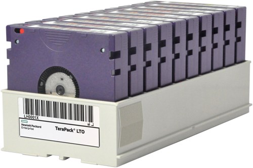 HPE Spectra TeraPack LTO-7 Ultrium 15TB RW Non Custom Labeled 10 Data Cartridges
