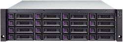 QSAN XCubeDAS XD5316-D disk array Rack (3U) Zwart