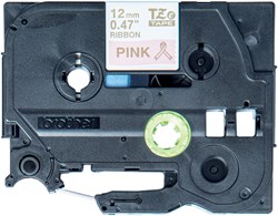Brother TZE-RE34 labelprinter-tape Goud op roze