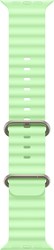Apple Natural Titanium Finish Band Groen Fluorelastomeer, Titanium