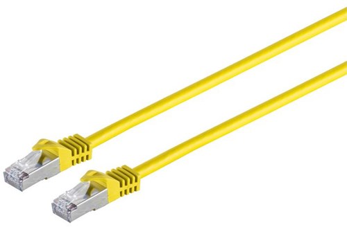 Microconnect SFTP710Y netwerkkabel Geel 10 m Cat7 S/FTP (S-STP)