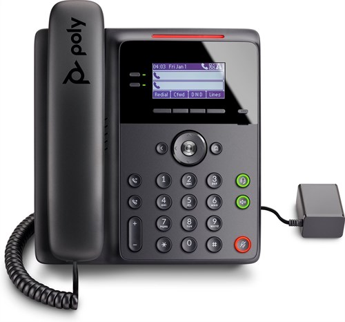 Poly Edge B10 IP-telefoon met PRC-voeding
