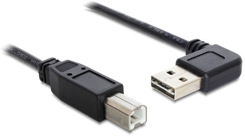 DeLOCK 85167 USB cable USB 2.0 0.5 m USB A USB B Black