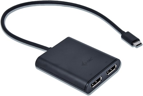 i-tec C31DUAL4KDP USB grafische adapter 3840 x 2160 Pixels Zwart-2