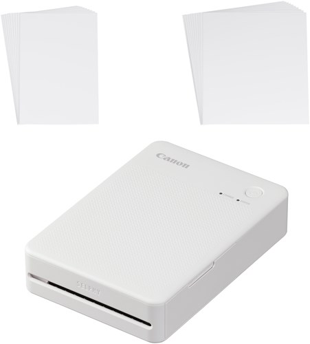 Canon SELPHY QX20 WH fotoprinter Verf-sublimatie 287 x 287 DPI 2.8" x 3.3" (7.2x8.5cm) Wifi