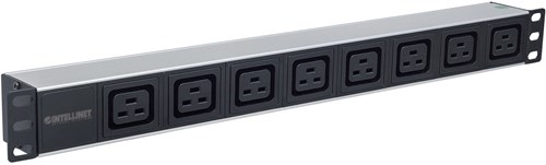 Intellinet 19" 1U Rackmount 8-Output C19 Power Distribution Unit (PDU) With Removable Power Cable and Rear C20 Input-2