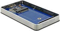 DeLOCK 42594 storage drive enclosure SSD enclosure Black, Silver M.2-3